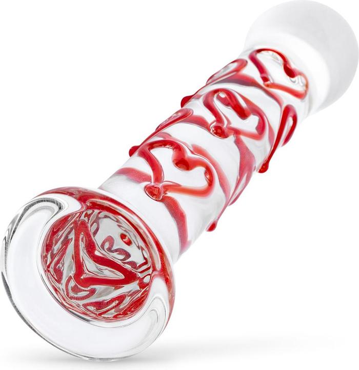 Productafbeelding Gildo Glazen dildo met hartjes