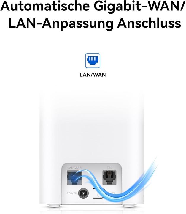 Actual product image Huawei 5G WiFi 6 Router with High-Gain Antenna, 3.6Gbps Download, 500Mbps Upload, 128-Device Support