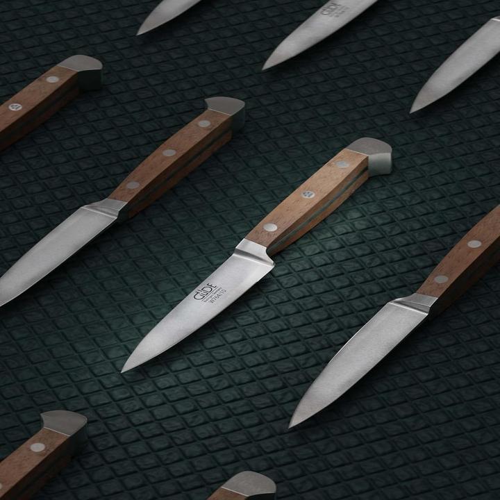 Produktbild Güde Spickmesser, geschmiedet, Doppelkropf,: Griff Walnussholz (10 cm)