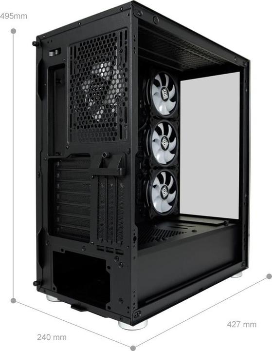 Immagine prodotto LC-Power Gaming 808B - Skylla X (ATX, mATX, Mini-ITX)