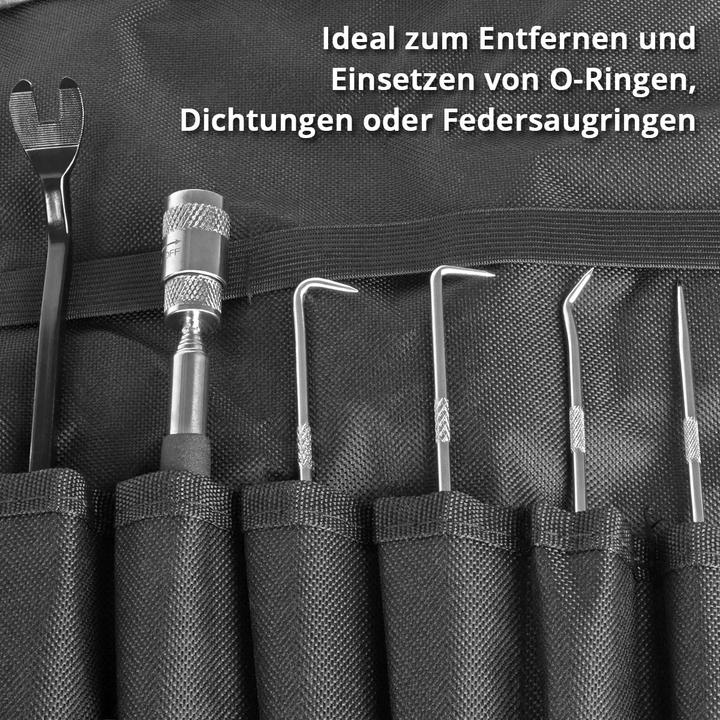 Produktbild Stahlwerk 12-teiliges Pick-Tool-Set Kfz-Hakenwerkzeug für Dichtungen und O-Ringe