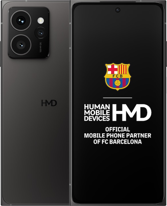 Productafbeelding Nokia HMD Skyline Zakelijke Editie (128 GB, Gedraaid zwart, 6.54", SIM + eSIM, 108 Mpx, 5G)