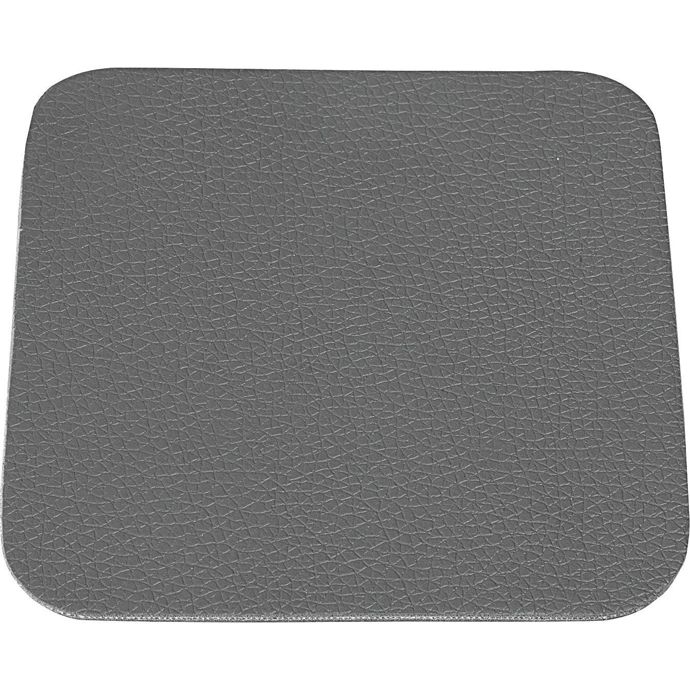 ASA Selection, Untersetzer, Glasuntersetzer Lederoptik basalt 10x10cm 4Stück (4 x, Glasuntersetzer)
