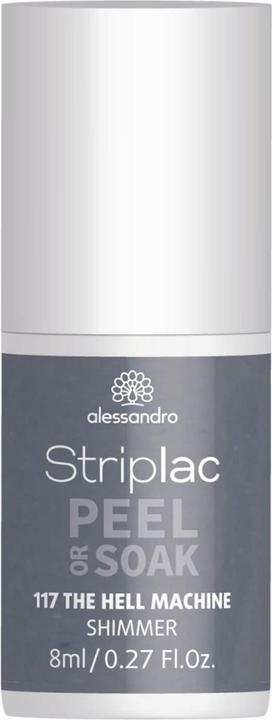 Produktbild Alessandro Striplac Peel or Soak The Hell Machine 8 ml (Grau, Abziehbarer Nagellack)