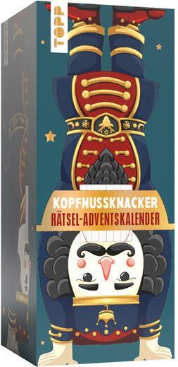 Actual product image Kopfnussknacker – Rätsel-Adventskalender (blaue Edition – 2026)