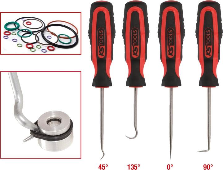 Produktbild KS Tools Hakenwerkzeug-Satz. 4-tlg. 550.1045