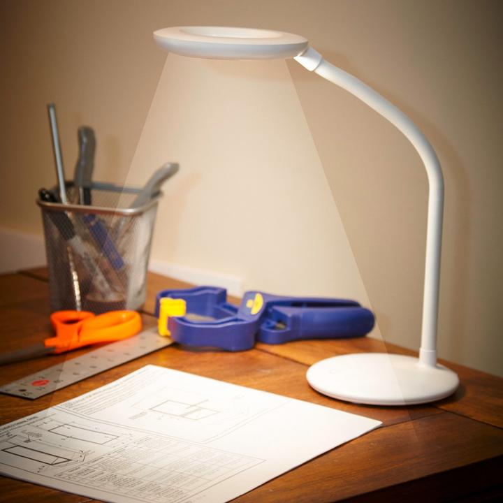Produktbild Magic Vision LED-Lupenlampe, mit Standfuss, Weiss