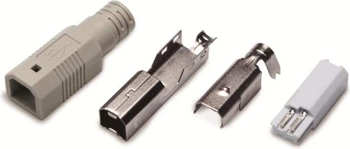Actual product image LogiLink USB-Stecker Typ-B (USB 2.0, 3.60 cm)