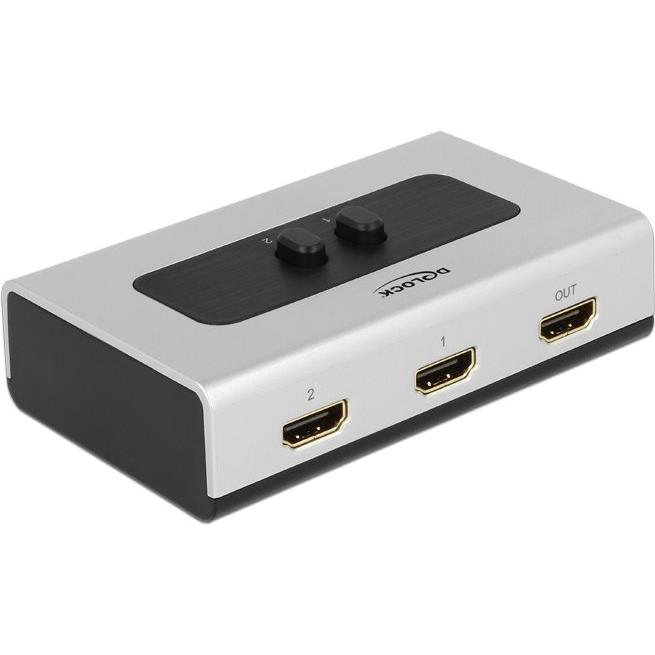 Delock Switch 2-port HDMI manuell, Switch Box