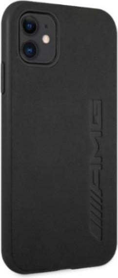 Image du produit Mercedes AMG AMHCN61DOLBK iPhone 11 6,1" czarny/black étui rigide en cuir estampillé à chaud (Apple iPhone 11)