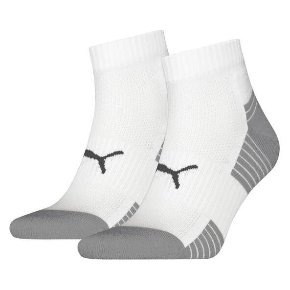 Puma, Damen, Socken, Sport Frottee Quarter Socken, Weiss, (2er Pack, 39 - 42)