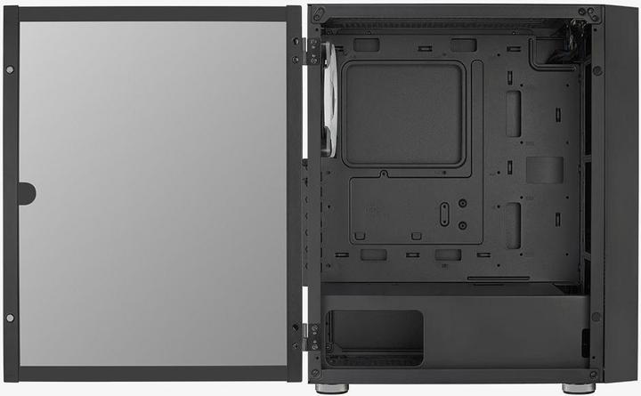 Actual product image AeroCool housing PGS GRAPHITE-G-BK-v2 FRGB housing black (ATX, mATX, Mini-ITX)