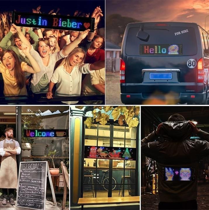 Produktbild Cbx LED Matrix Panel Schild, Text Animations-Display, Multifunktions LED Bildschirm