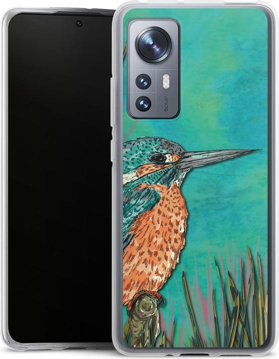 Produktbild DeinDesign Silikon Hülle für Xiaomi 12 5G Handyhülle Case Smartphone Schutzhülle Malerei Tiere Vogel (Xiaomi 12 Pro 5G)
