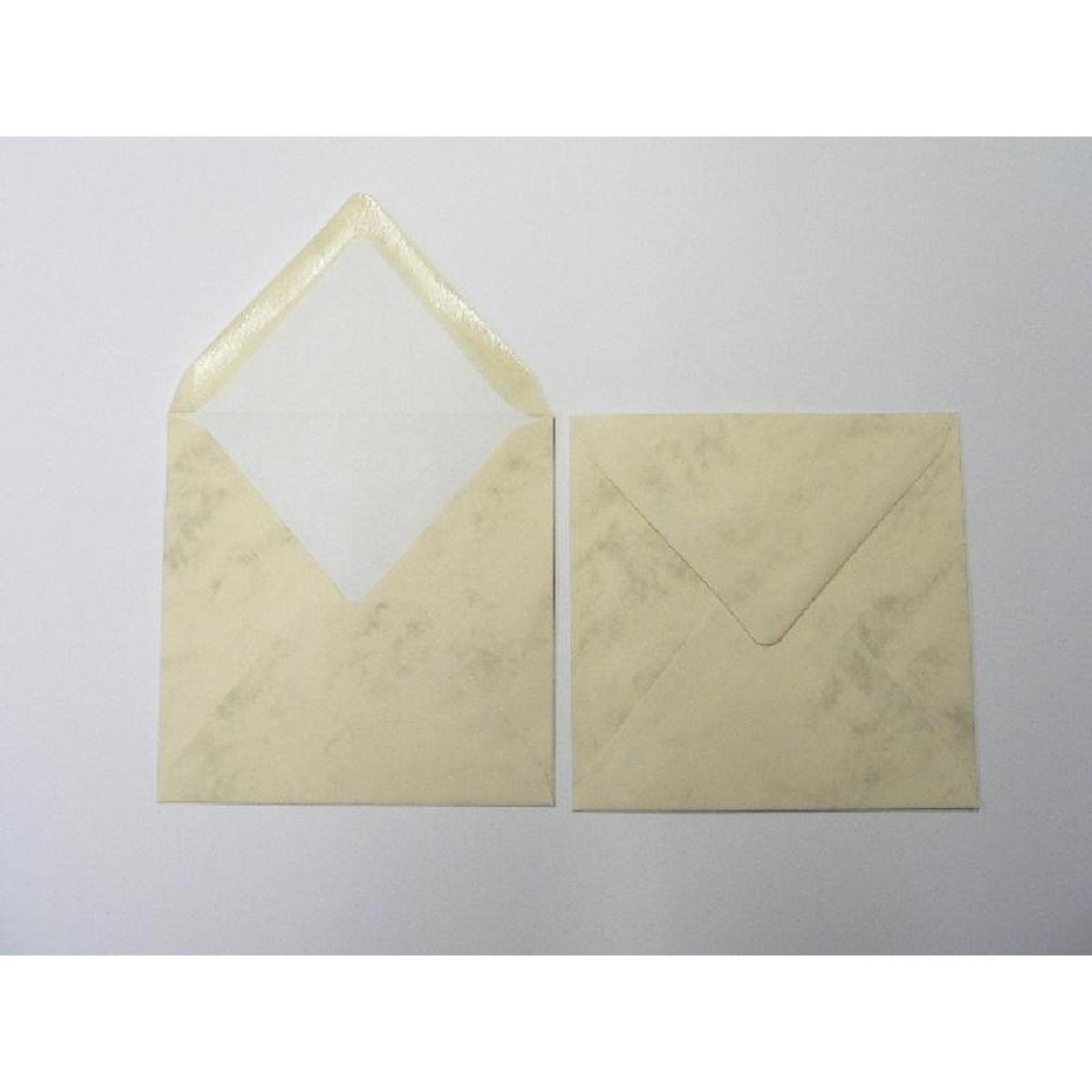 Thumbnail - Blanke, Briefumschlag, Briefumschläge 164x164mm 100g/qm gummiert VE=100 Stück chamois marmora (100 x)