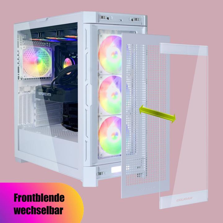 Produktbild Hyrican COUGAR DUOFACE PRO WT 7670 Ryzen 5 9600X WAK 32GB DDR5 1TB SSD RTX 5060 (AMD Ryzen 5 9600X, 4 GB, 1000 GB, GeForce RTX 5060)