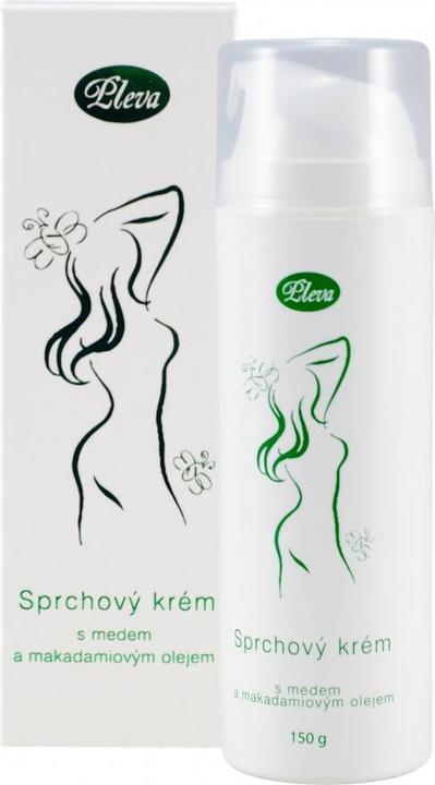 Actual product image Pleva Shower cream with honey and macadamia oil