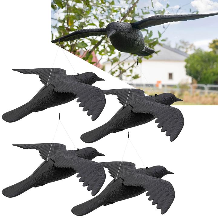 Image du produit Gardigo Set de 4 répulsifs pour oiseaux Faucon, envergure des ailes 59 cm