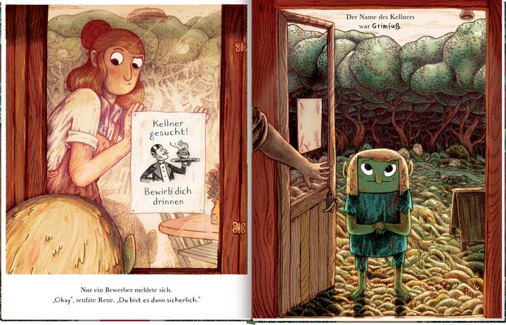 Produktbild Rene & Grimfuss in:, Das Café am Ende des Waldes (Deutsch, Kai Lüftner, Mikey Please, 2025)