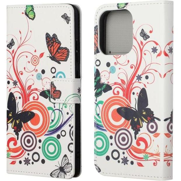 Thumbnail - MU Style Leder Bookcover Image Series (Apple iPhone 13), Smartphone Hülle, Mehrfarbig
