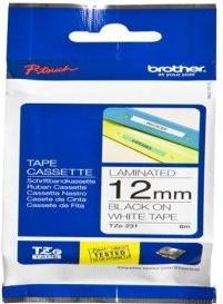 Produktbild Brother TZe-231S (1.20 cm, Schwarz, Weiss)