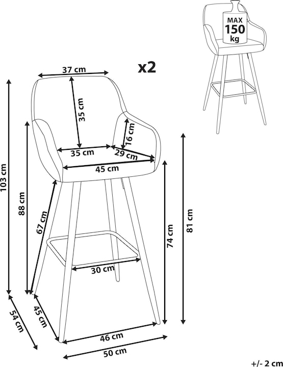 Actual product image Beliani Darien
