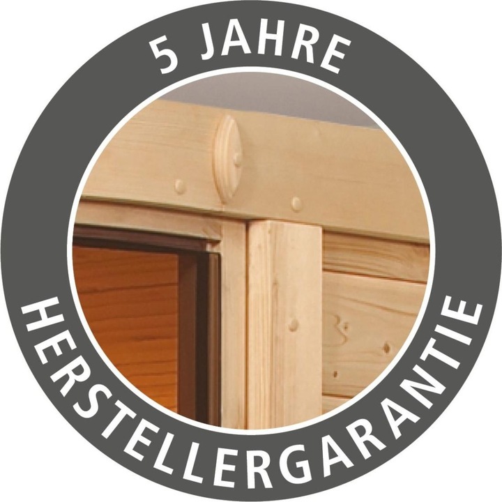 Produktbild Karibu Jarin mit Dachkranz (Ohne Ofen)