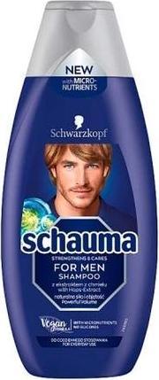 Actual product image Schwarzkopf Schuma - Schauma - For Men Shampoo Szampon Dla MÄ™Å¼czyzn Do KaÅ¼dego Rodzaju WÅ'osów 250ml (M) (250 ml, Liquid shampoo)