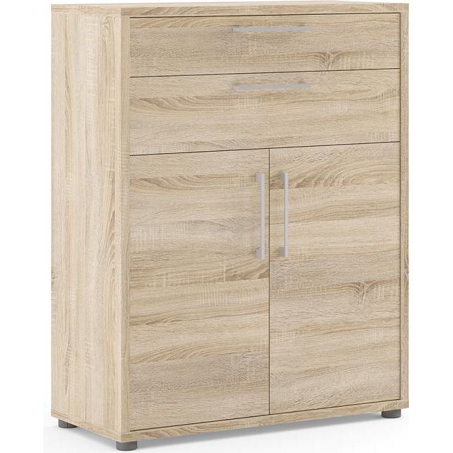 Ebuy24, Vitrine + Buffetschrank, Büro Aufbewahrung Prisme (113 x 89 x 40 cm)