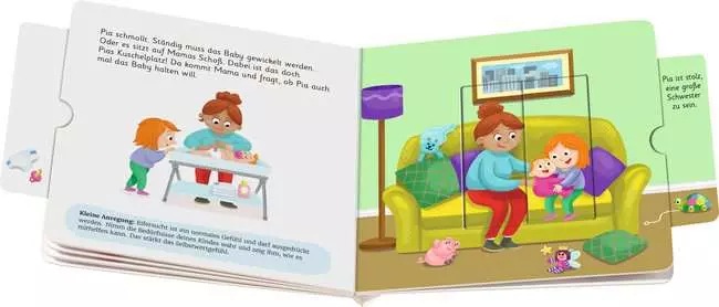 Actual product image Ravensburger play+ My first sliding book: Feelings (German)