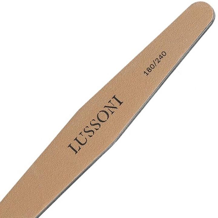 Produktbild Tools for Beauty T4B Lussoni Premium Trapezoid Nail Files 180/240 Grit - Pack of 50