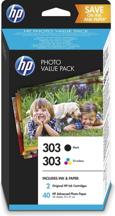 HP 303 inkl.Fotopapier (M, C, Y, BK)