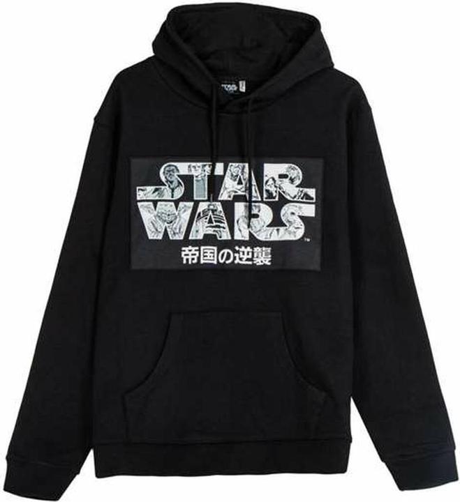 Produktbild Star Wars Unisex Sweater Mit Kapuze Schwarz (M)