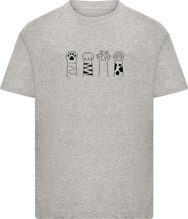 Produktbild Merchcode Kids Cat Paws - Basic T-Shirt - 185227 (110, 116)