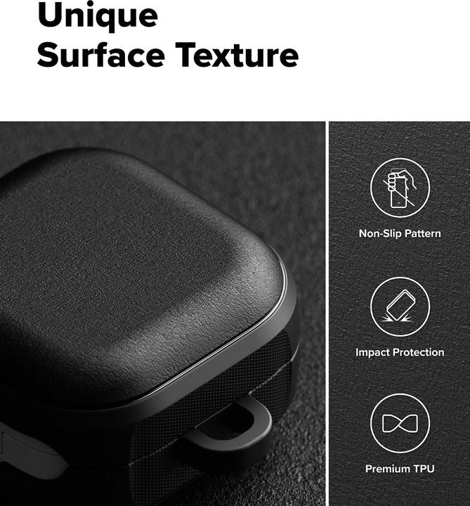 Produktbild Ringke Onyx Magnetisch Magsafe Samsung Galaxy Buds 4 / 4 Pro Schwarz (Ladecase Hülle)