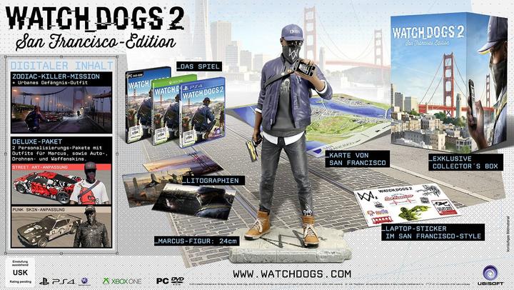 Image du produit Ubisoft Watch Dogs 2 - San Francisco Edition (PS4)
