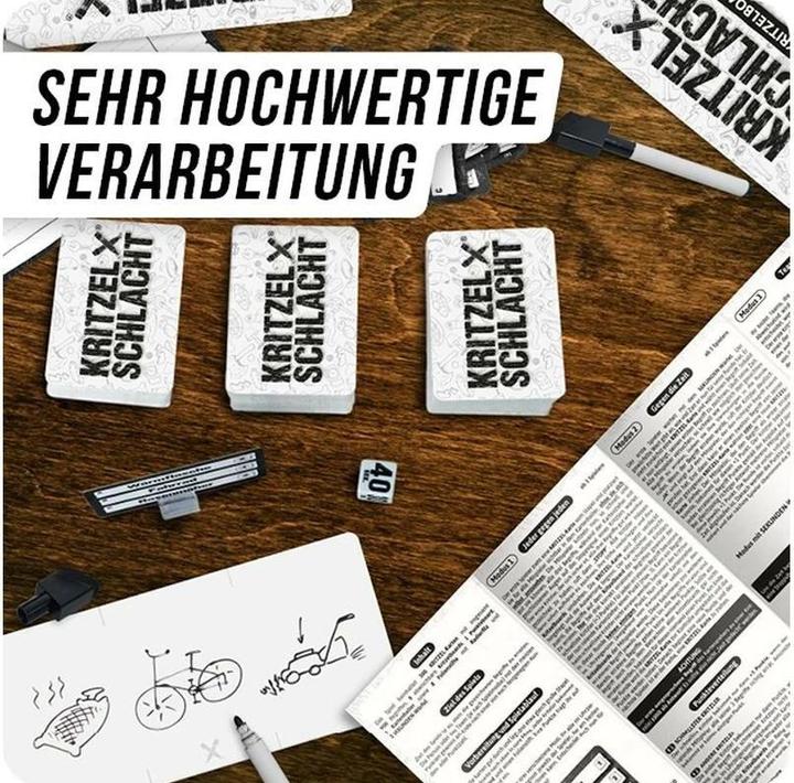 Produktbild Denkriesen Partyfieber - Kritzelschlacht (d) (Deutsch, 3 - 8 Spieler)