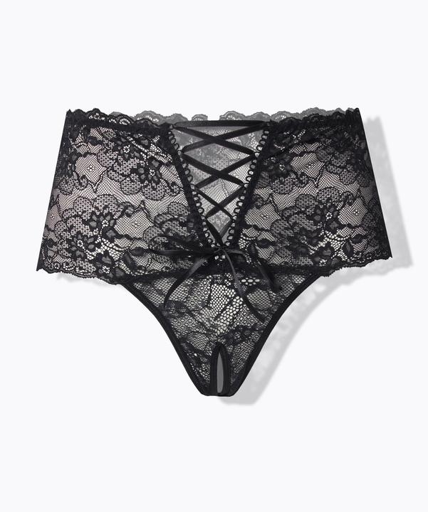 Produktbild Ulla Popken String, Ouvert, Spitze (50, 52, Einzelpack)