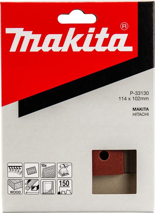 Produktbild Makita Schleifpapier Klett 115x102mm Korn 150 (150)