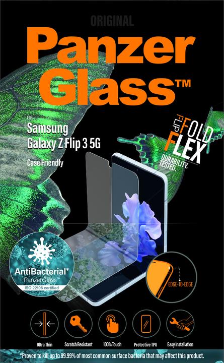 Actual product image PanzerGlass Case Friendly (1 Piece, Samsung Galaxy Z Flip3)