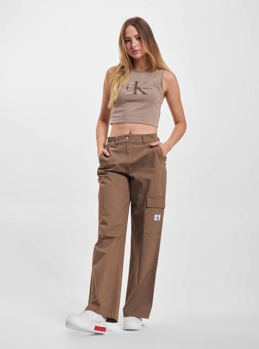 Image du produit Calvin Klein Jeans Mineral Dye Rib Crop Top - 123169 (L)