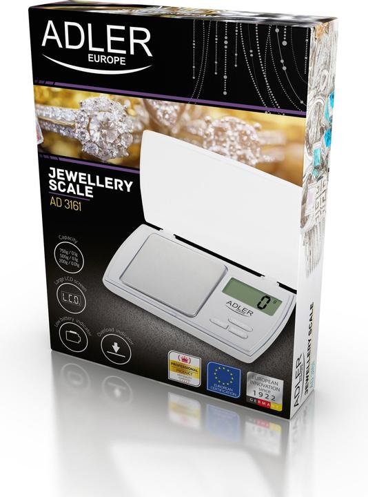 Produktbild Adler AD 3161 Küchenwaage Rechteck Elektronische Personenwaage