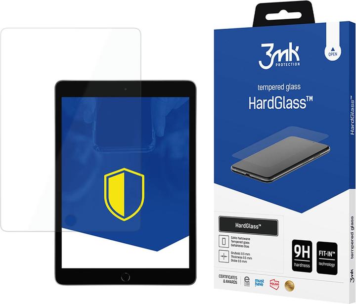 Actual product image 3MK Folia ochronna HardGlass Apple iPad 10.2' 8gen/9gen (1 Piece, iPad 8)