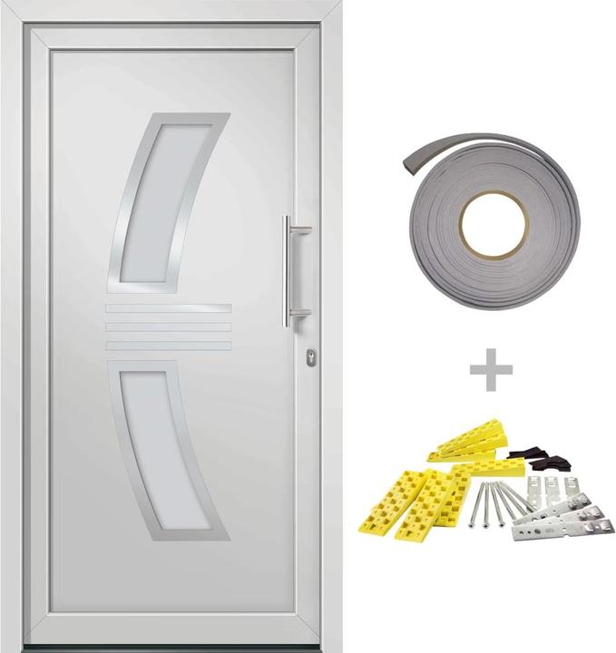 Actual product image Diverse Hardware Front Door White 88x200 cm