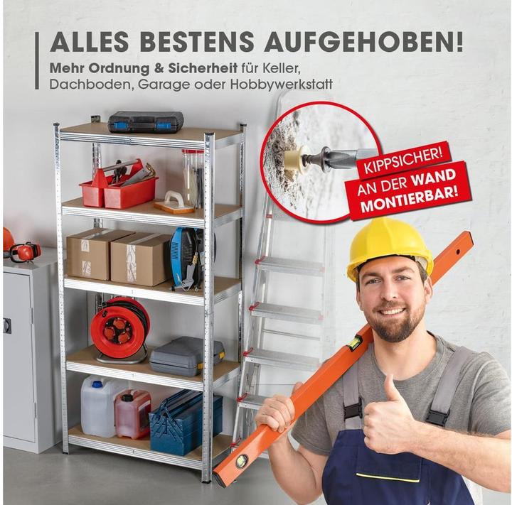 Produktbild Easymaxx Schwerlastregal