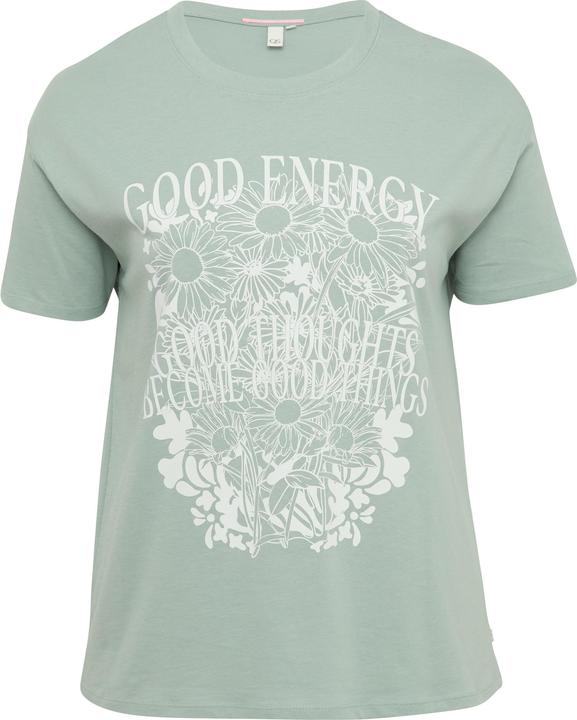 Immagine prodotto S.Oliver T-Shirt Baumwollshirt mit Frontprint und überschnittener Schulter (48)