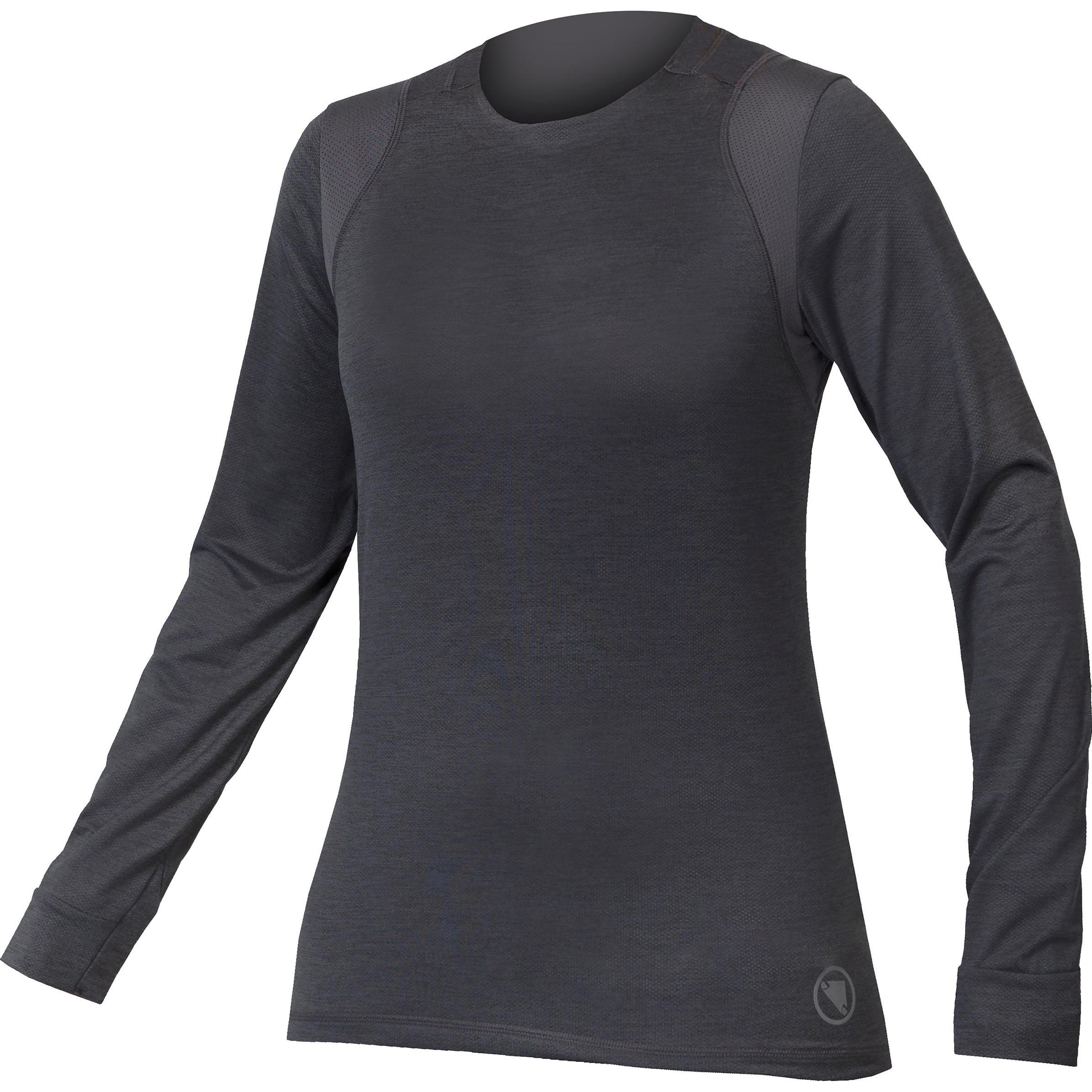 Endura, Damen, Velotrikot, Damen SingleTrack Trikot (langarm) (S), Grau, S