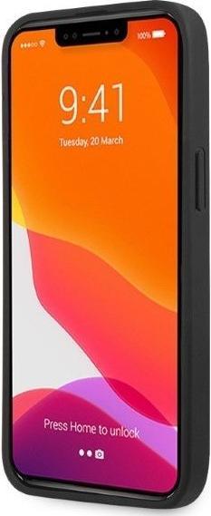 Actual product image Mercedes AMG AMHCP13LOSDBK iPhone 13 Pro / 13 6.1" czarny/black hardcase Leather Curved Lines (Apple iPhone 13 Pro)