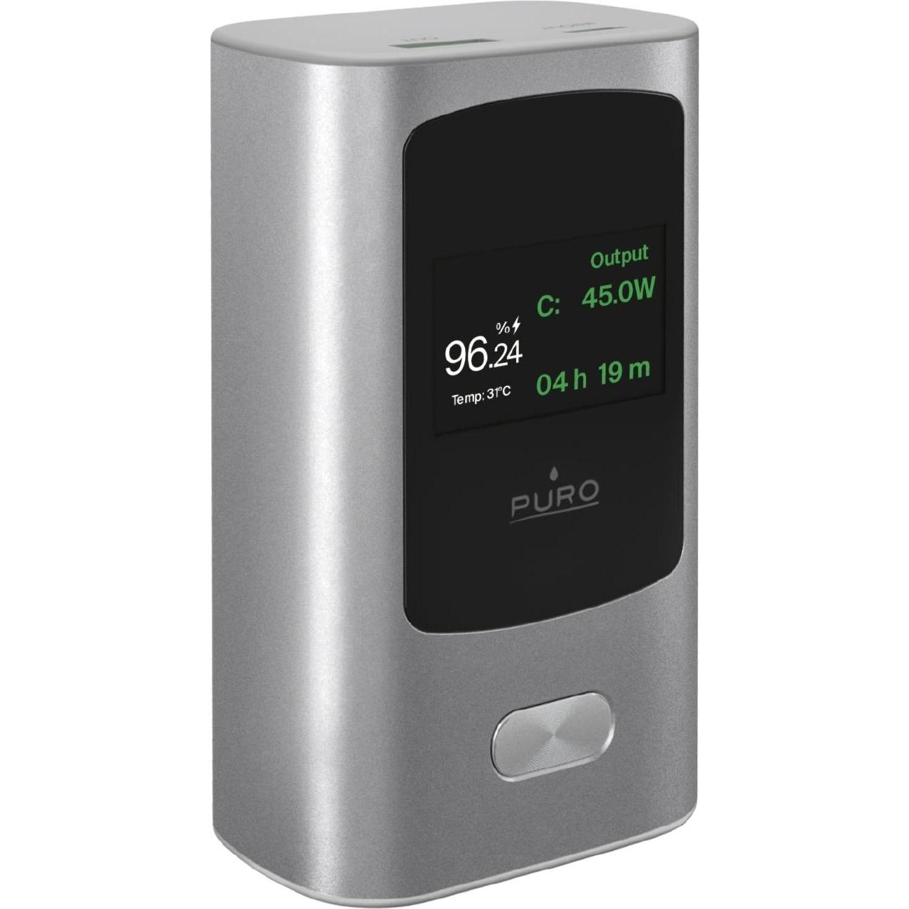 Puro Powerbank (10000 mAh), Powerbank, Grigio