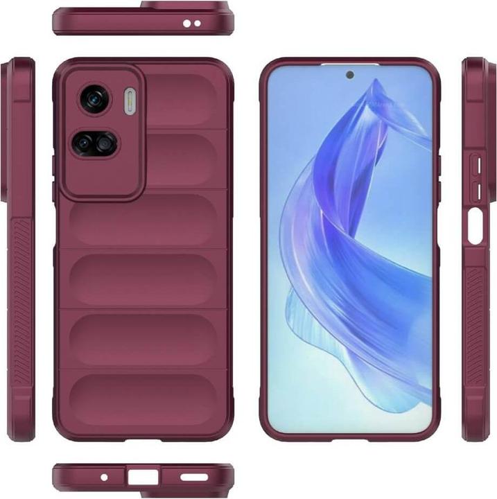 Produktbild Cover-Discount Honor 90 Lite - Rugged Protective Cover weinrot (Honor 90 Lite)